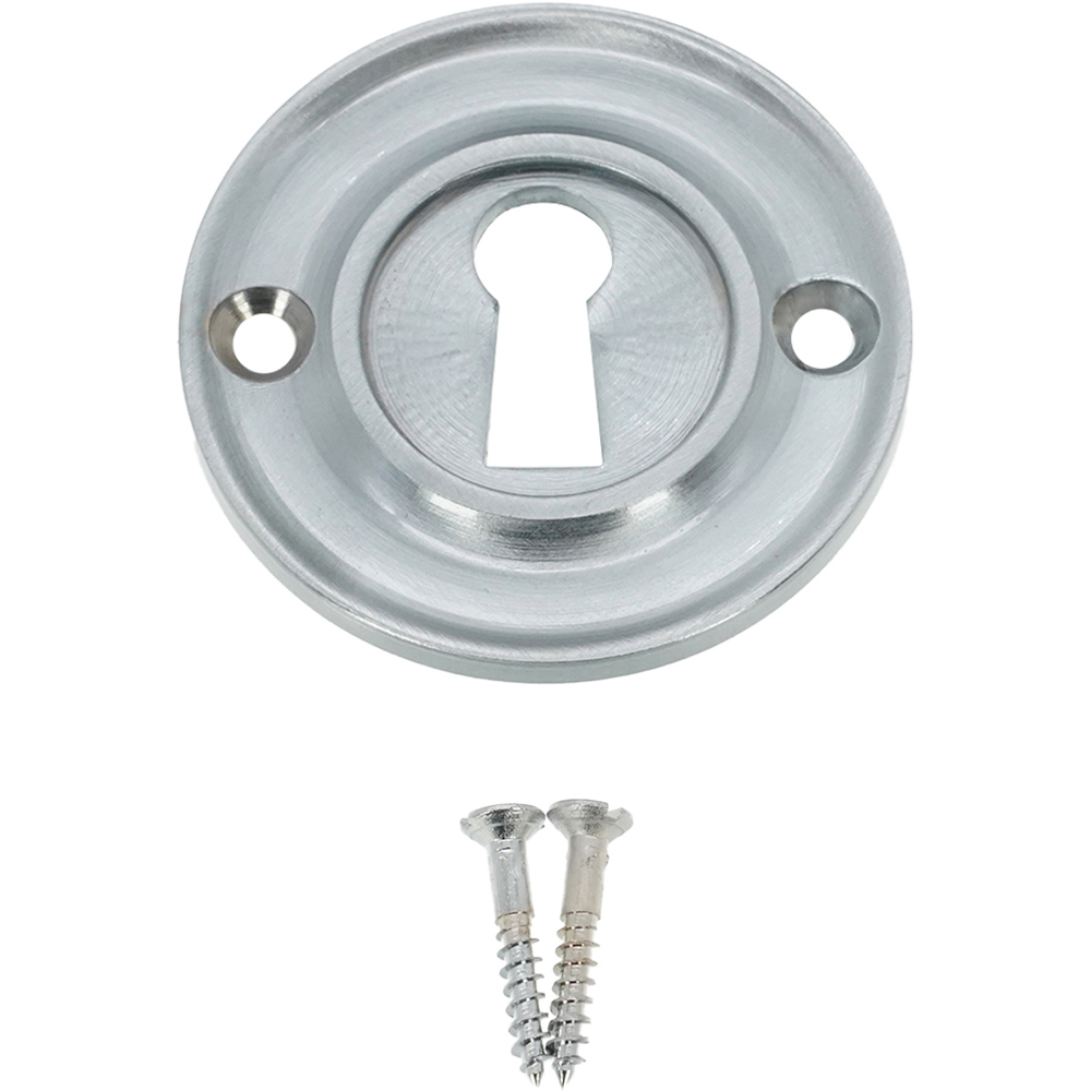 Spira Brass Slimline Standard Satin Chrome Escutcheon Image 4