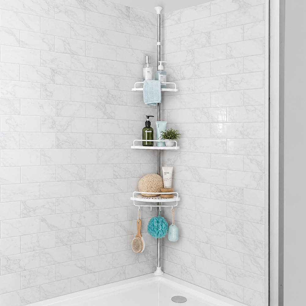 Avilo Adjustable Corner Shelving Unit Image 2