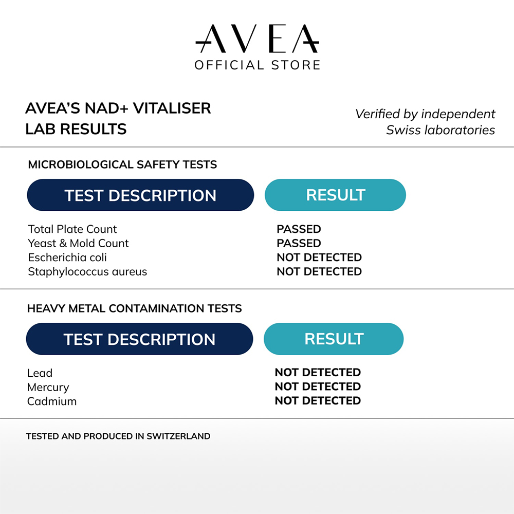 Avea NAD+ Vitaliser Supplement 30 Pack Image 7