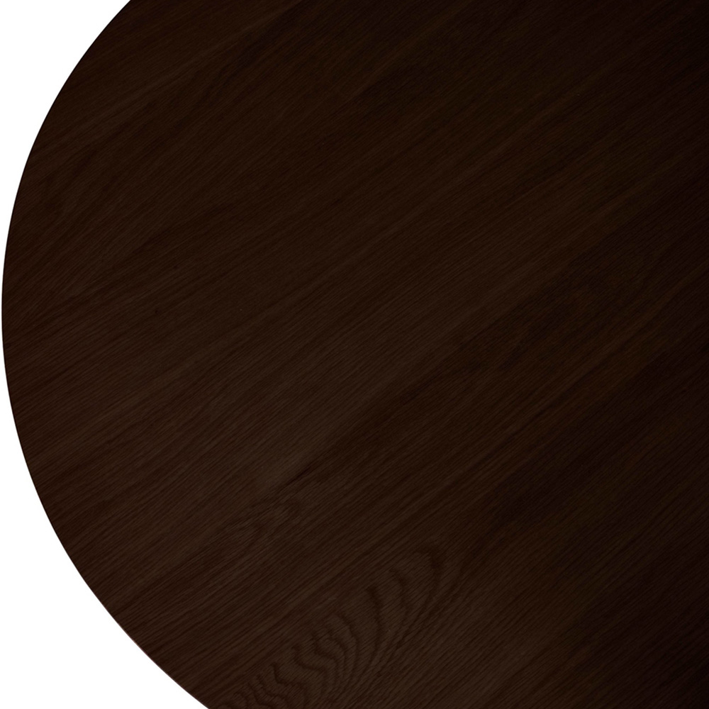 Julian Bowen Ollie Dark Oak Round Lamp Table Image 5