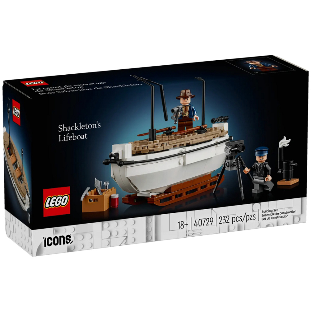 LEGO Icons 40729 Shackleton's Lifeboat Set Image 1
