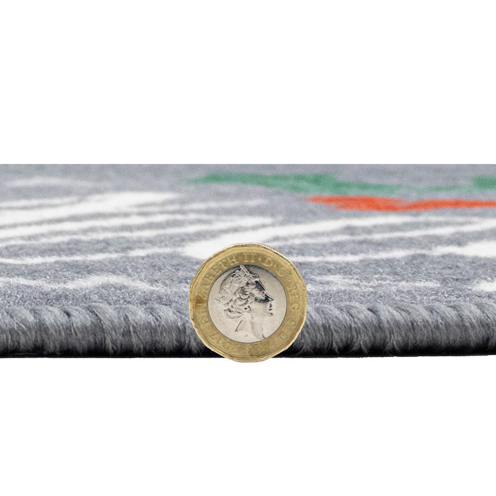 JVL Festive Christmas Machine Washable Holly Molly Indoor Doormat 40 x