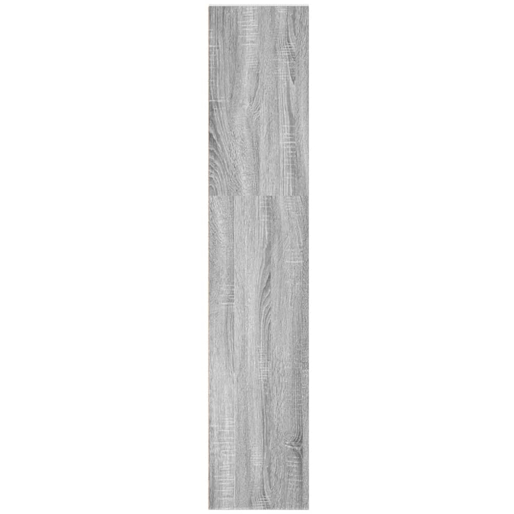vidaXL 4 Shelf Grey Sonoma Bookcase Image 6