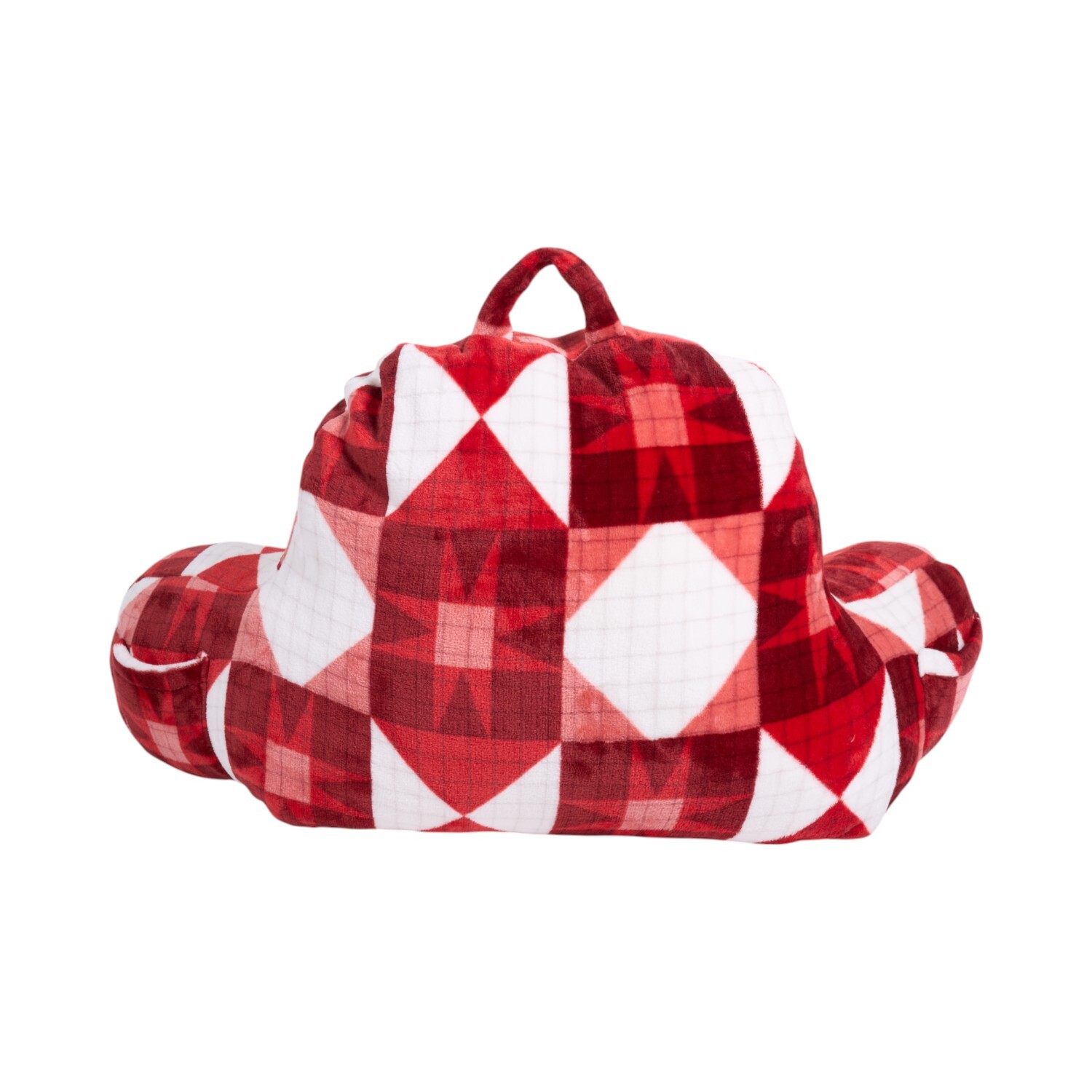 Novie Patchwork Cuddle Chair Red Image 4