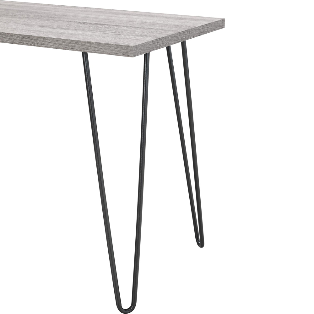 Dorel Owen Grey Oak Retro Laptop Desk Image 5