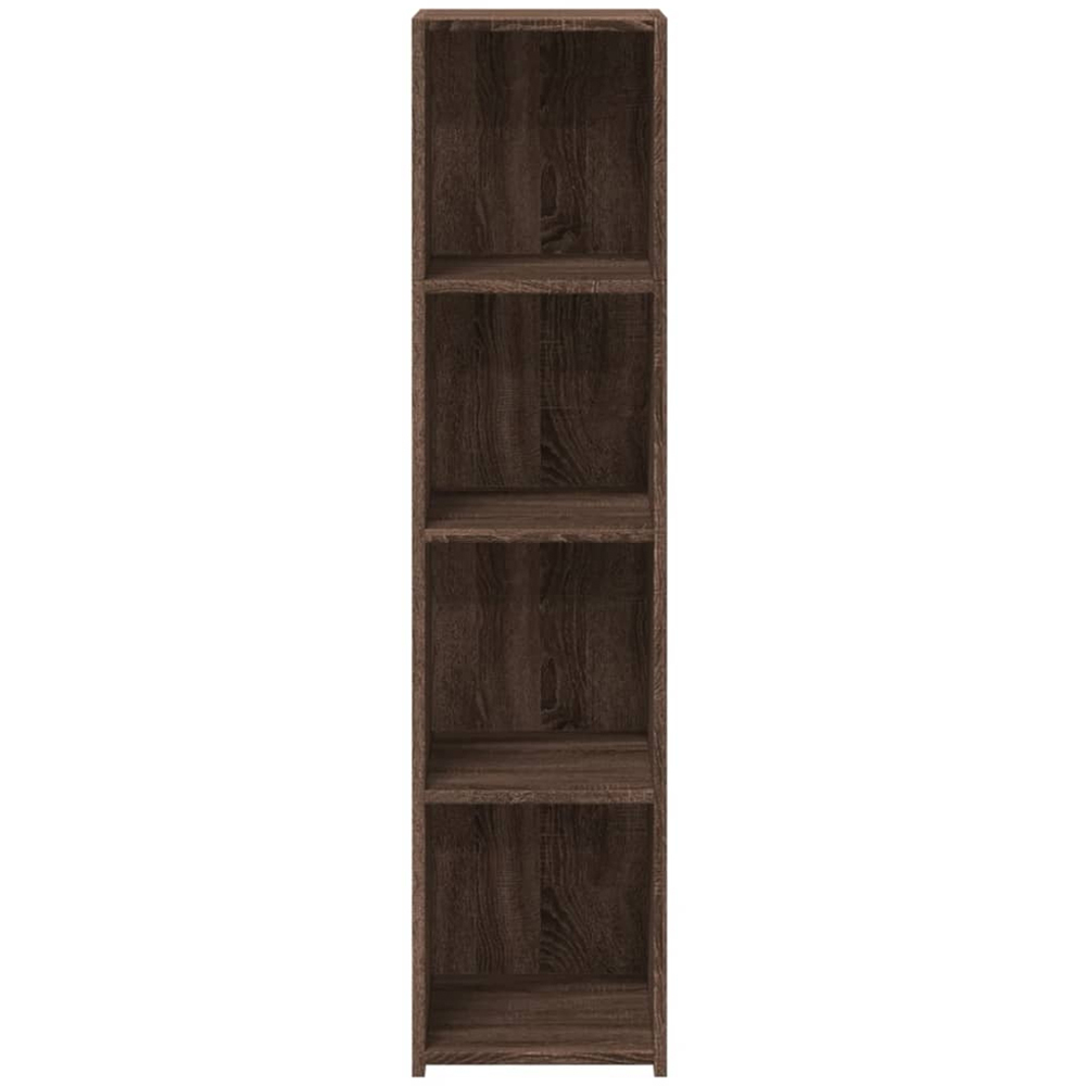 vidaXL 4 Shelf Brown Oak Highboard Image 4