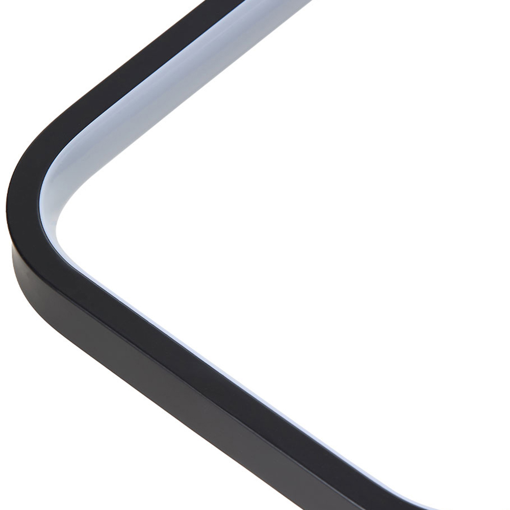 Living and Home Black 4 Square LED Ceiling Light with Remote Image 6