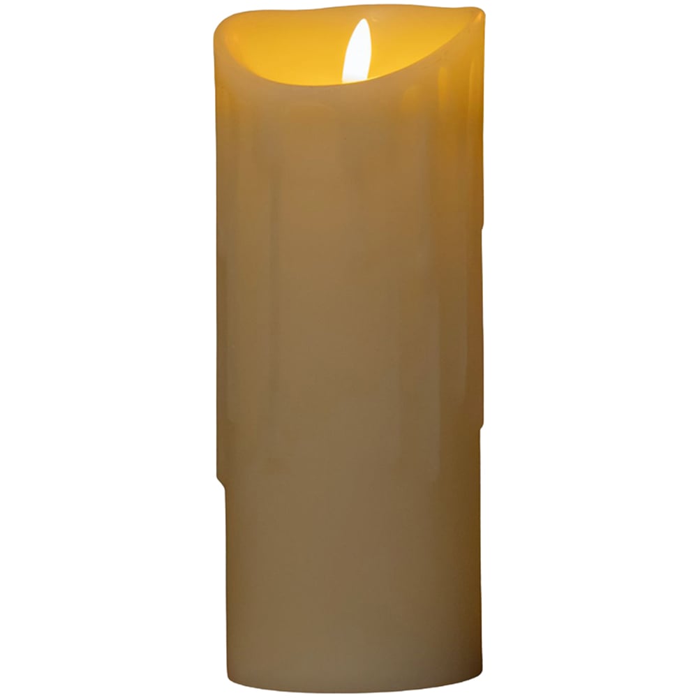 Samuel Alexander LED Flickabrights Melted Edge Candle 23cm Image 1