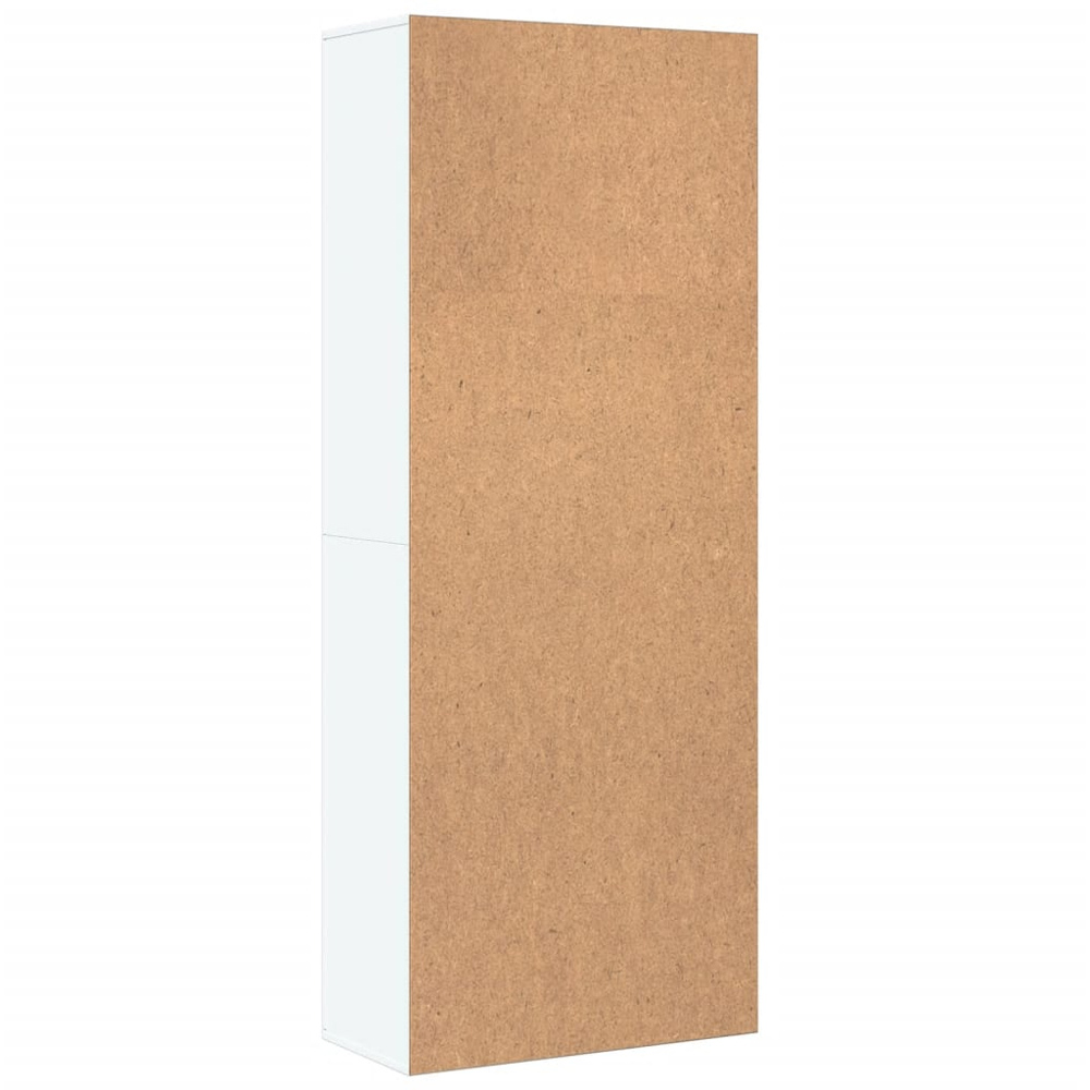 vidaXL 4 Door White Wooden Highboard Image 5