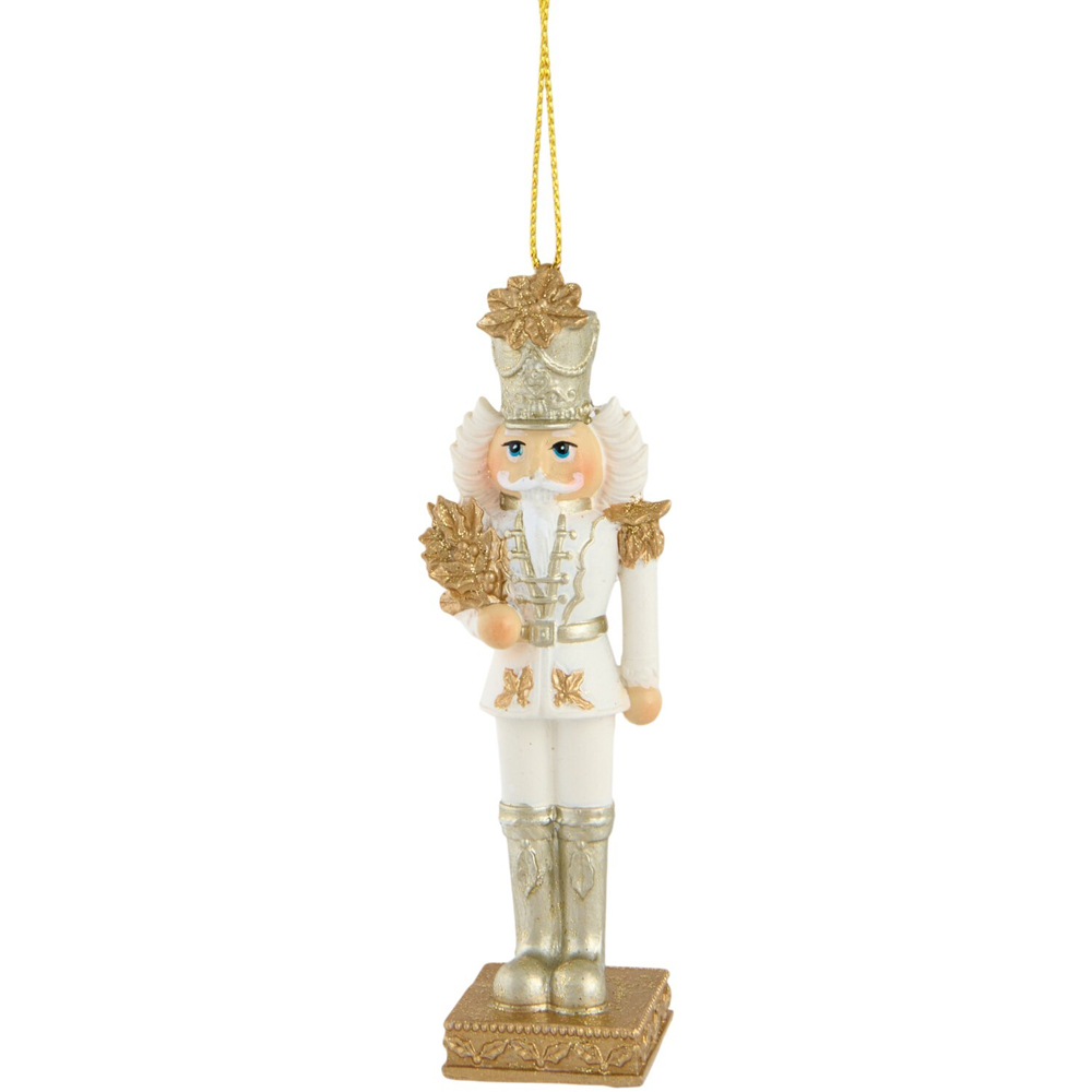 Golden Hanging Nutcracker Decoration Image 3