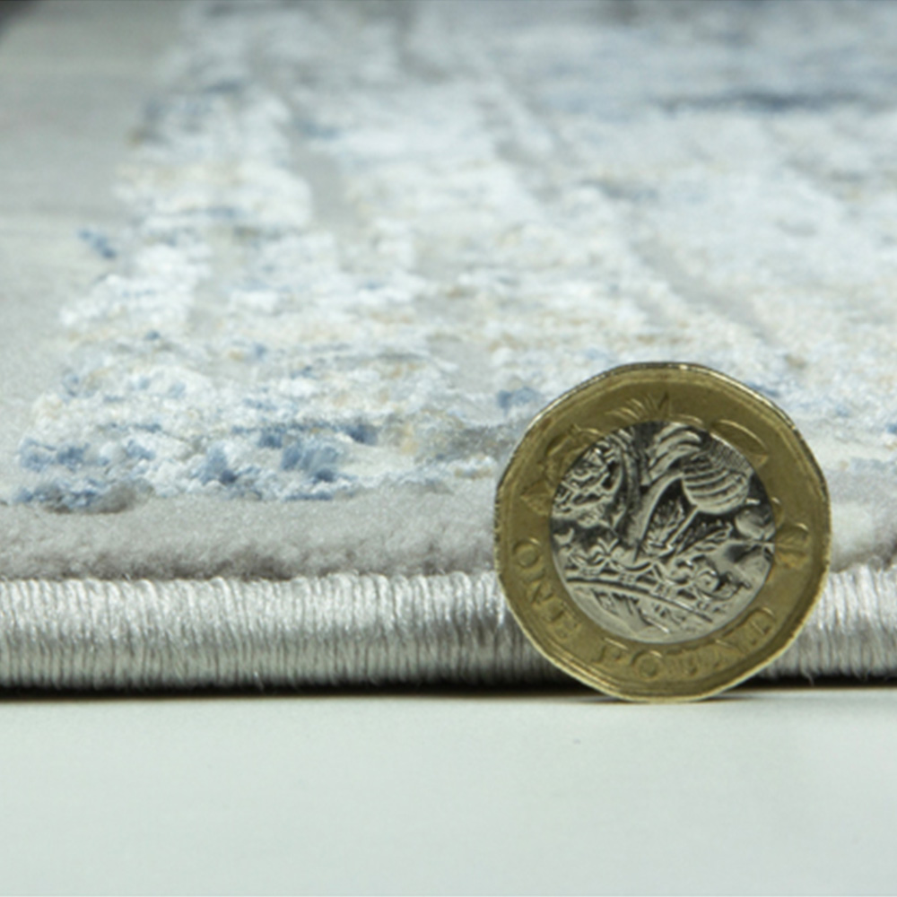 Esselle Home Solar Neptune Natural and Blue Rug 160 x 230cm Image 5