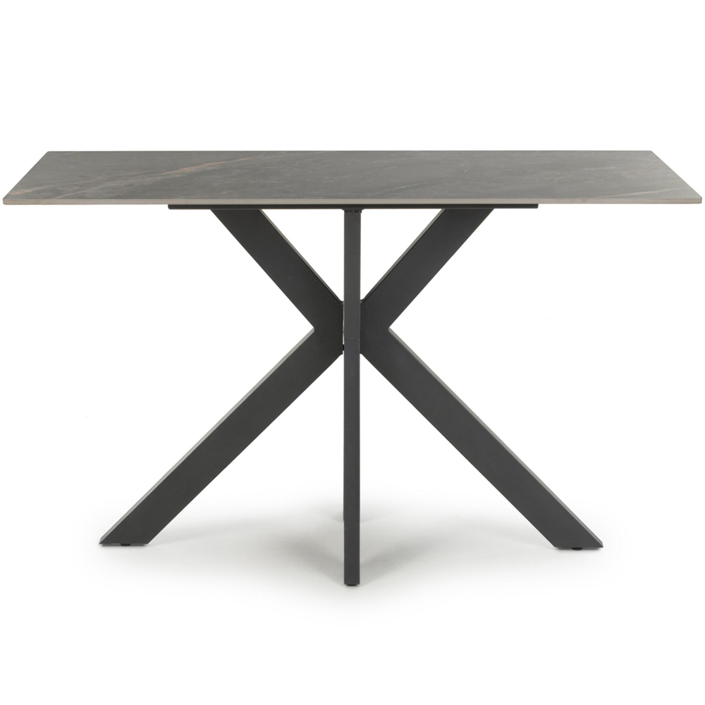 wilko Palermo Grey Marble Ceramic Console Table Image 3