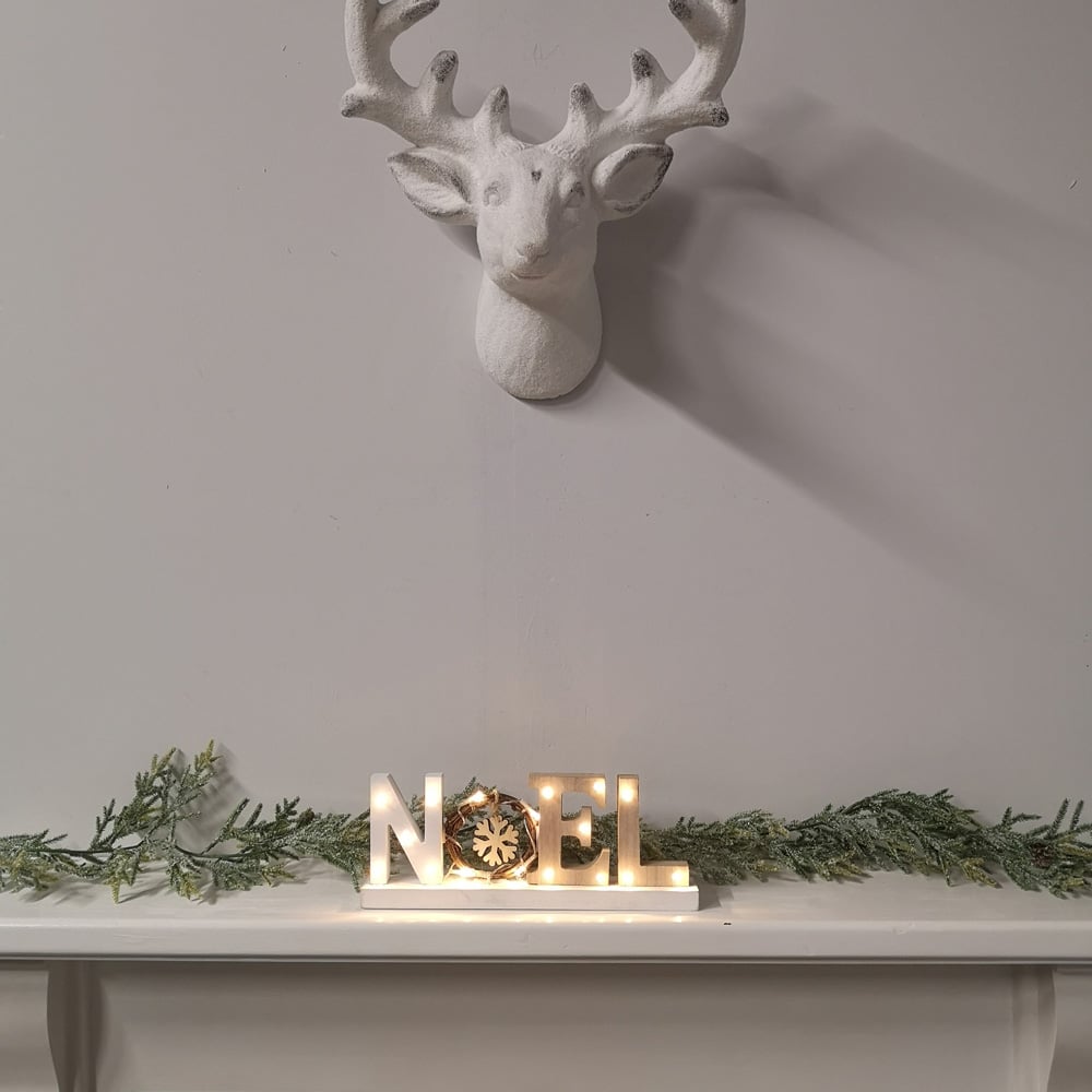 Samuel Alexander Wooden Noel 18 Warm White LED Christmas Decoration Image 6