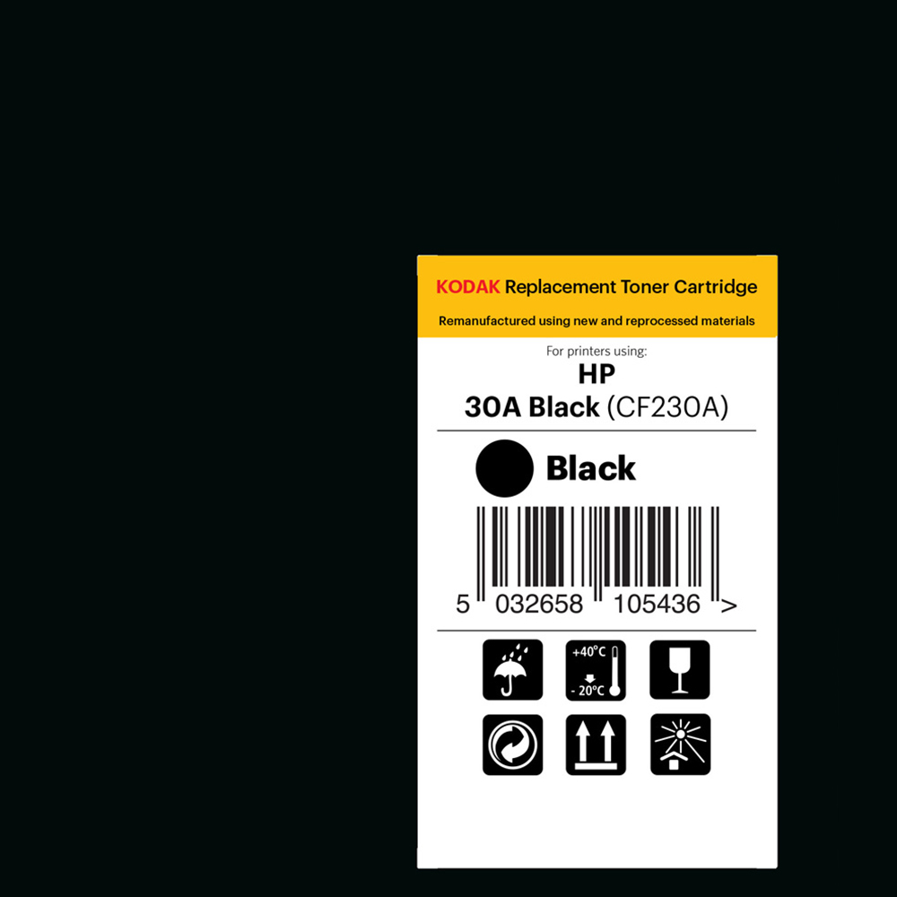 Kodak HP CF230A Black Replacement Laser Cartridge Image 2