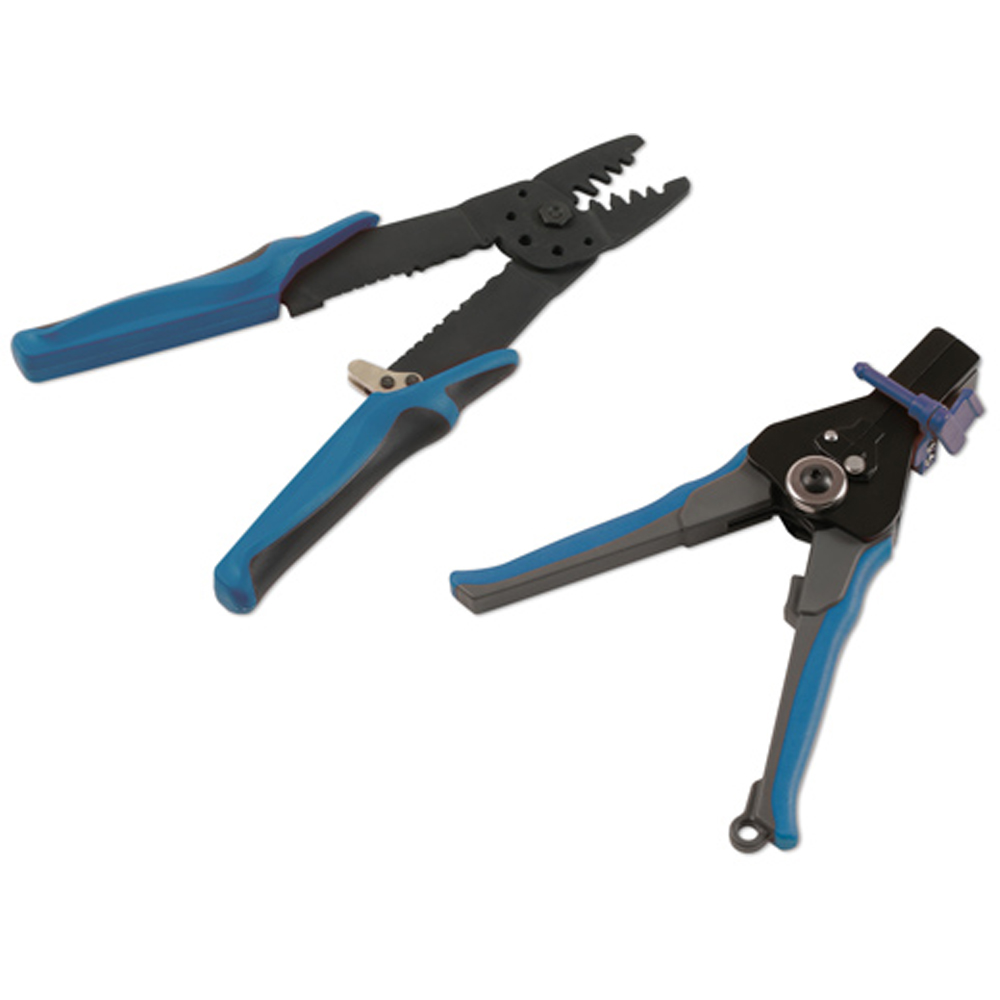 Laser 2 Piece Wire Cutter Crimper and Stripper Set Image 3