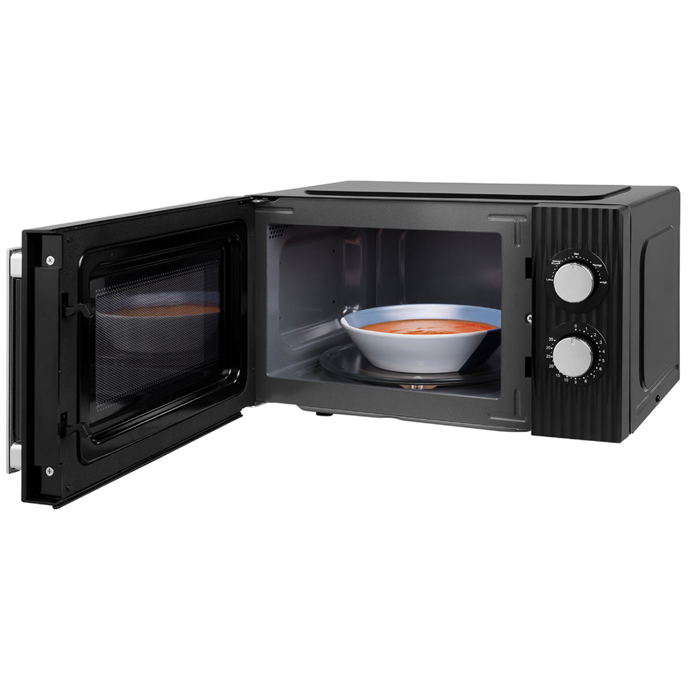 Russell Hobbs Eden RHMM725B Black 17L Manual Microwave Image 3