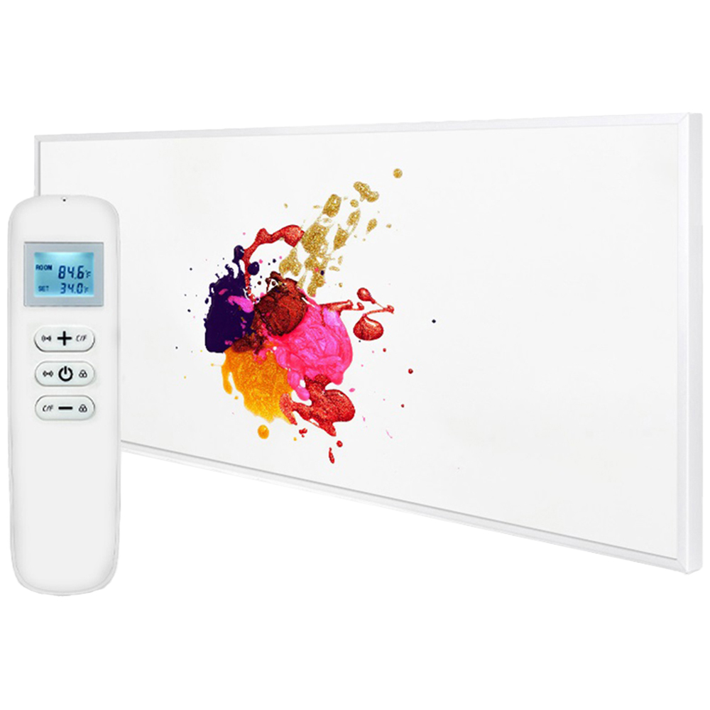 Mirrorstone Nexus 700W Flying Paint Wi-Fi Infrared Heating Panel 595 x 1195mm Image 1