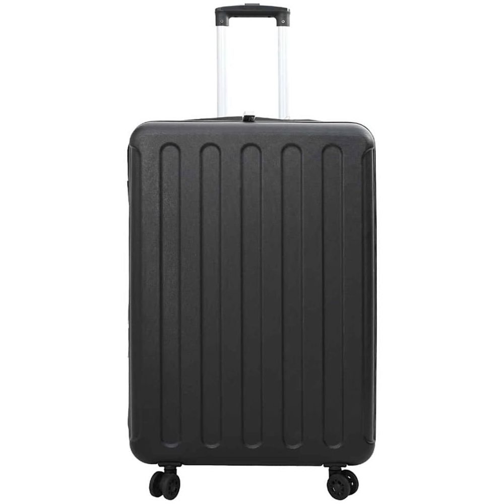vidaXL 28 inch Black Rectangular Travel Bag Image 3
