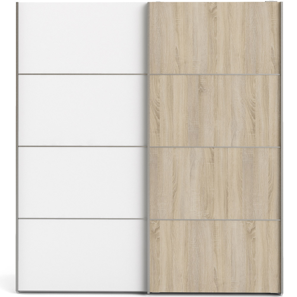 Florence Verona 2 Door White Sliding Wardrobe Image 3
