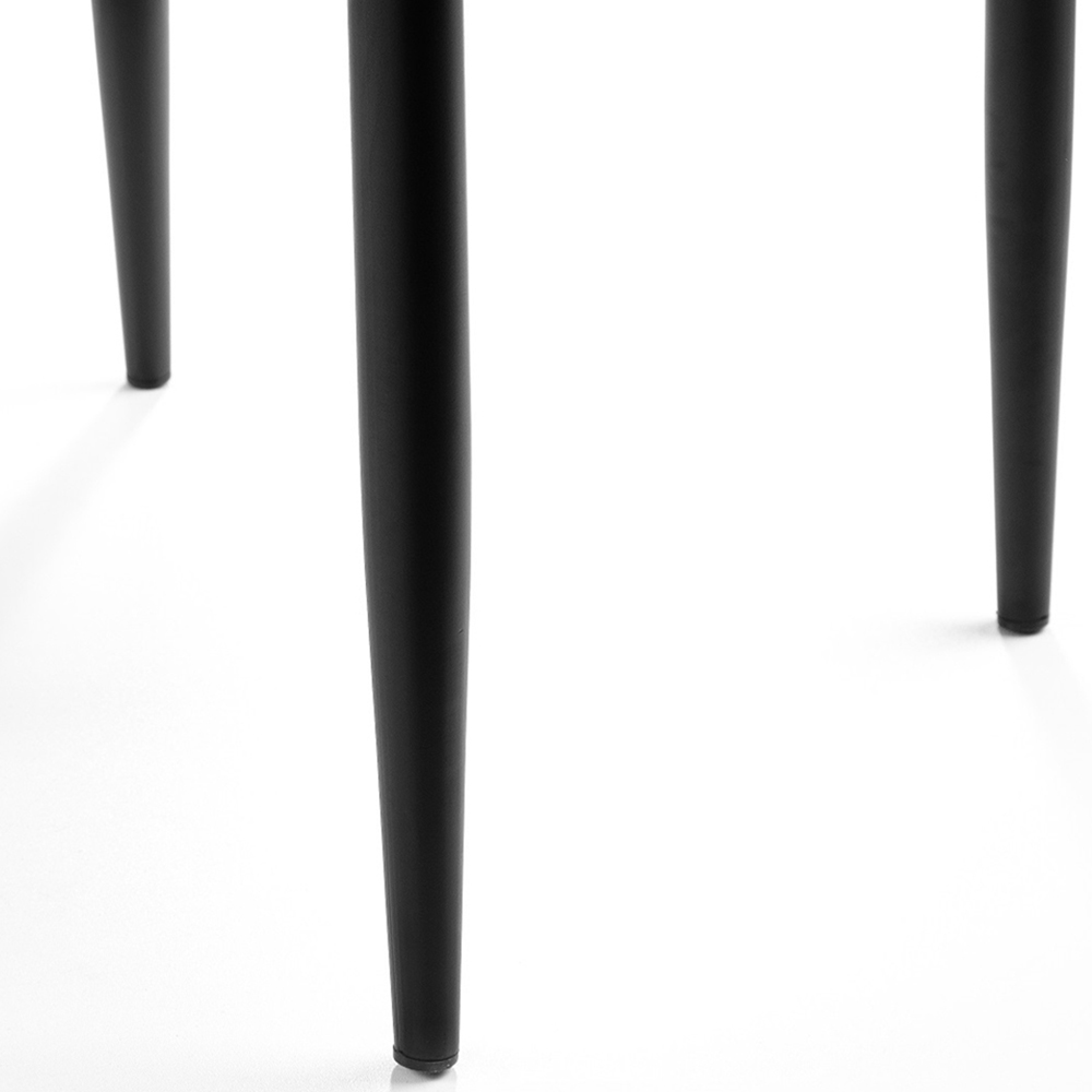 Julian Bowen Brooklyn 4 Seater Round Dining Set Oak and Blue Image 7