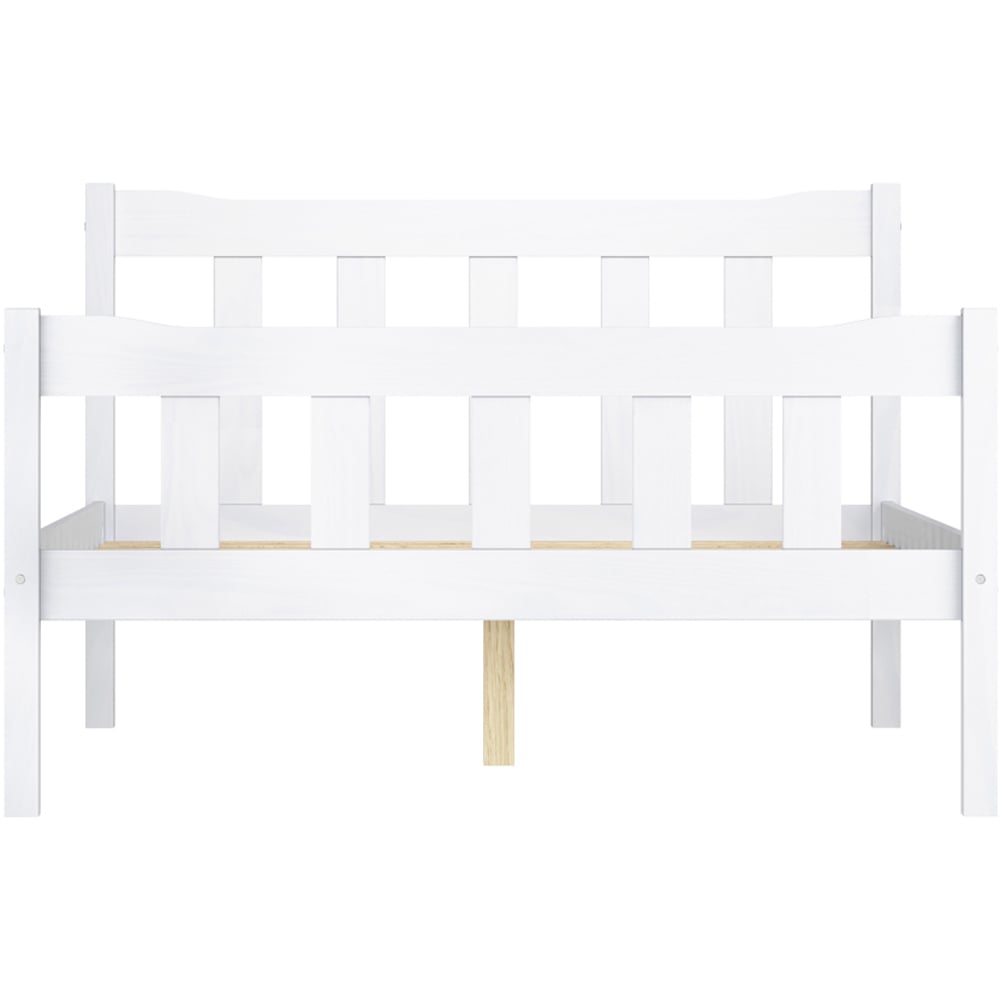 Havana King Size White Bed Frame Image 4