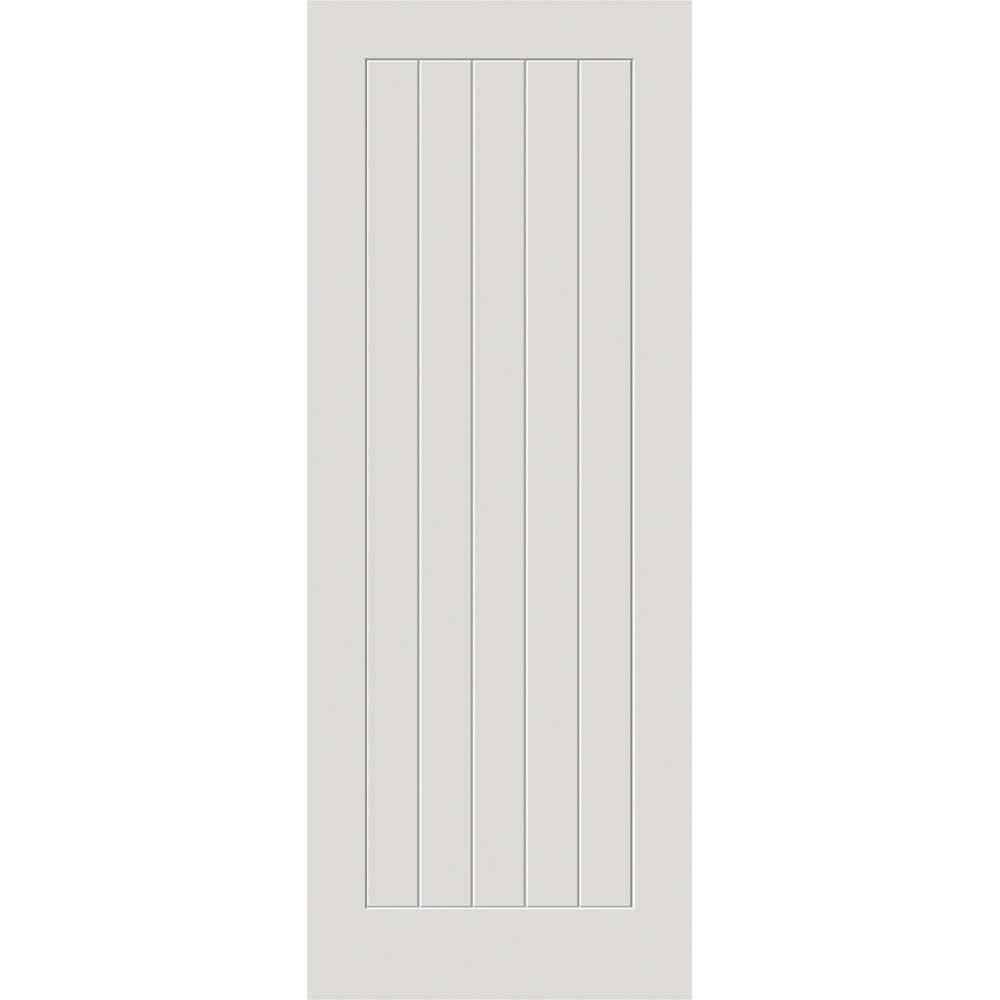 JB Kind Thames Cottage White Primed Internal Door 2040 x 526mm Image 1