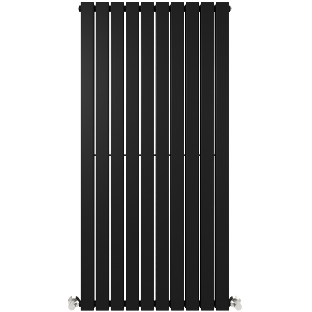 Black 8656 BTU Double Flat Panel Vertical Column Radiator 1600 x 680mm Image 3