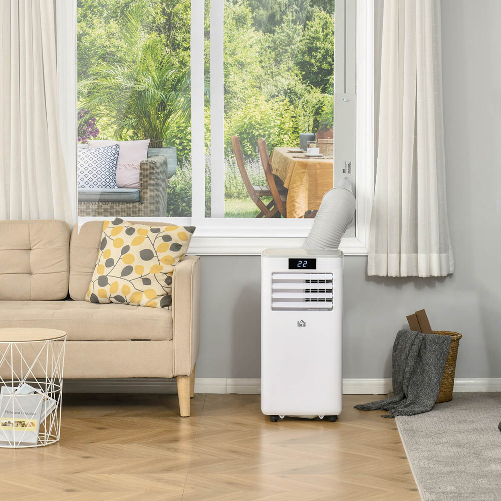 HOMCOM White 7000BTU Air Conditioner Image 2