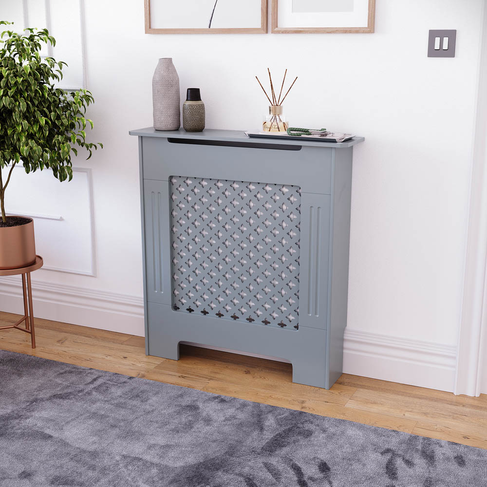 Vida Designs Oxford Grey Radiator Cover Small Image 6