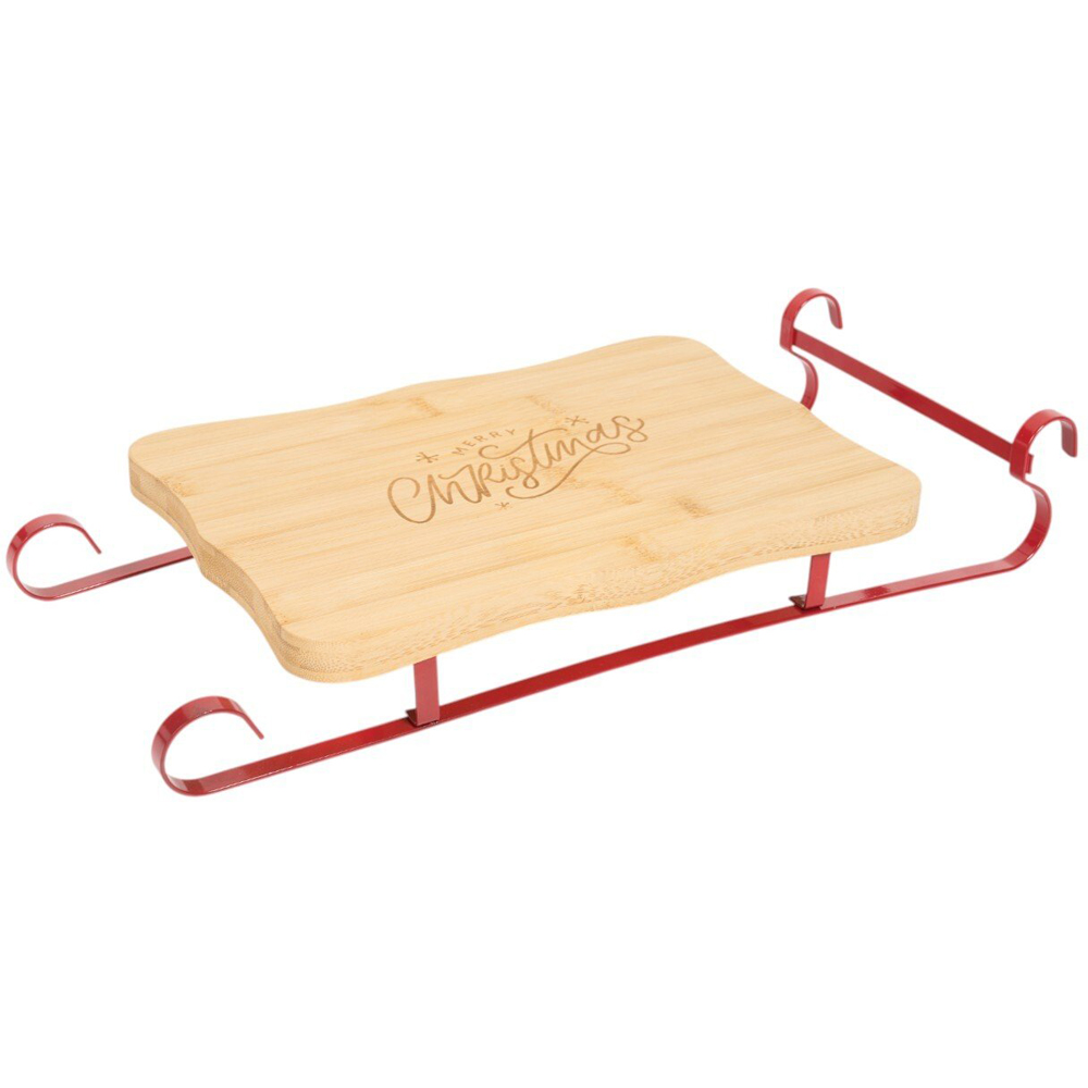 Sleigh Serving Board Natural Image 1