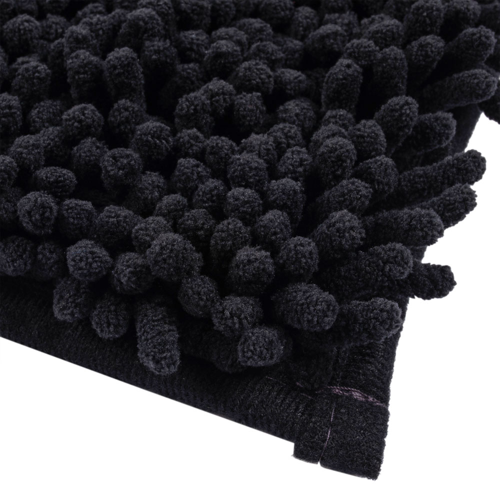 Bunty Medium Black Microfibre Pet Mat Image 6