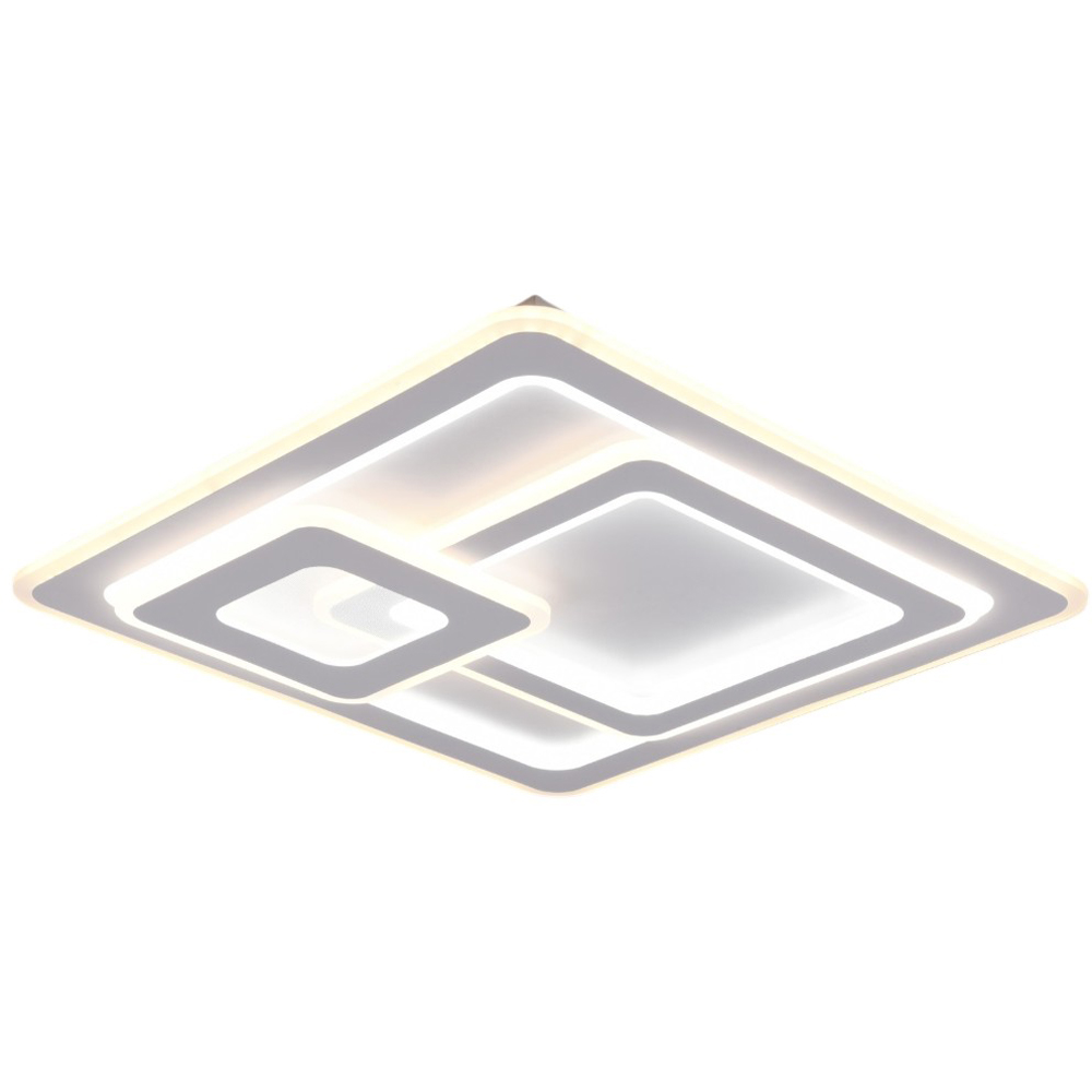 TRIO Mita Matt White LED Ceiling Light Image 1
