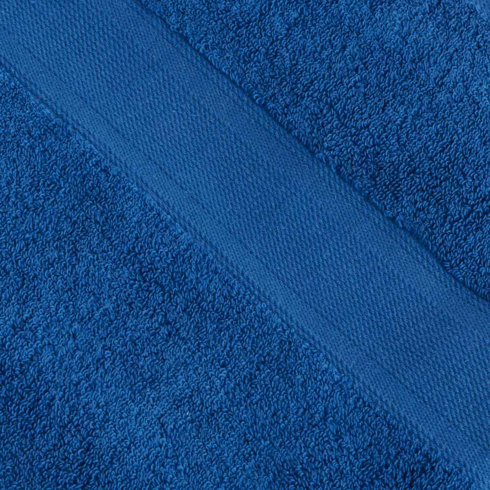 Wilko Supersoft Deep Blue Bath Sheet Image 2