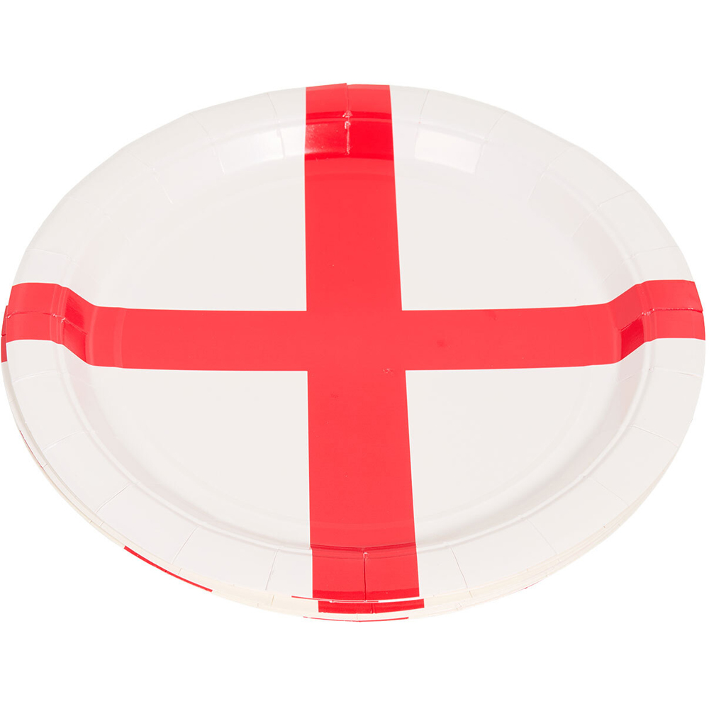 Pack of 10 World Cup 2026 England Paper Plates Image 3