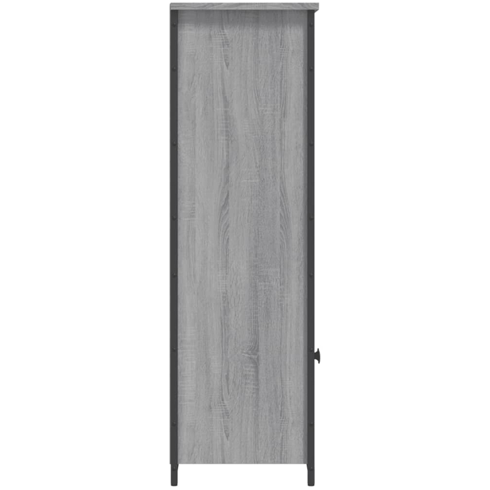 vidaXL 2 Door 2 Shelf Grey Sonoma Highboard Image 6
