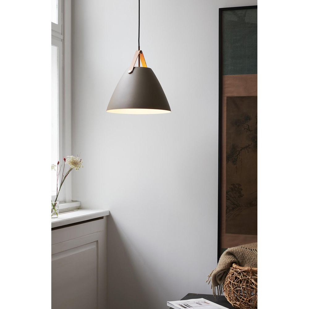 Nordlux Strap 36 Beige Pendant Light Image 2