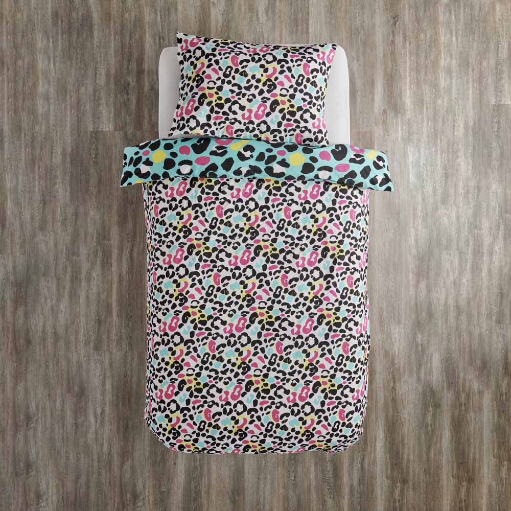 Wilko Single Leopard Print Reversible Duvet Set Wilko