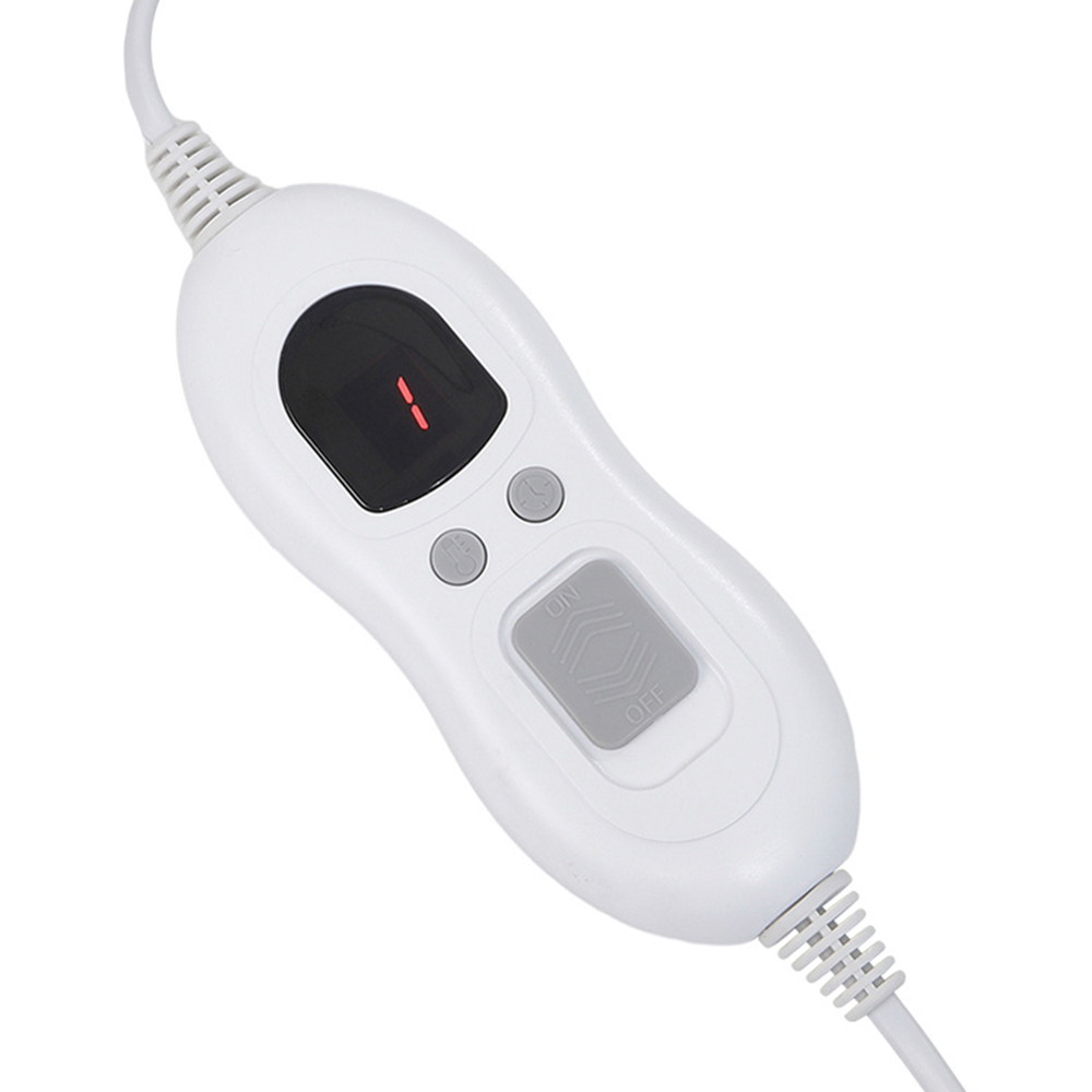 H&O Direct White Electric Heated Mattress Pad 160 x 140cm Image 3