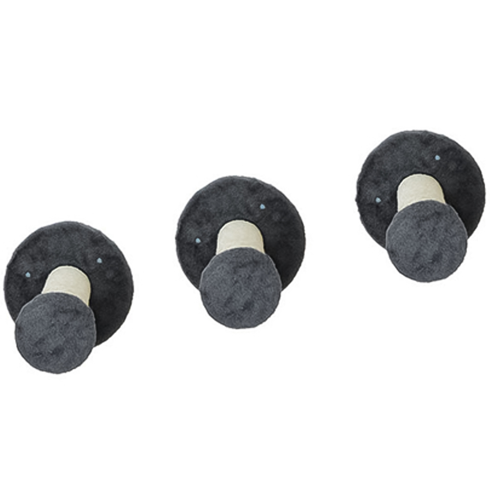 Wall Mounted Cat Tree Set Black Image 4