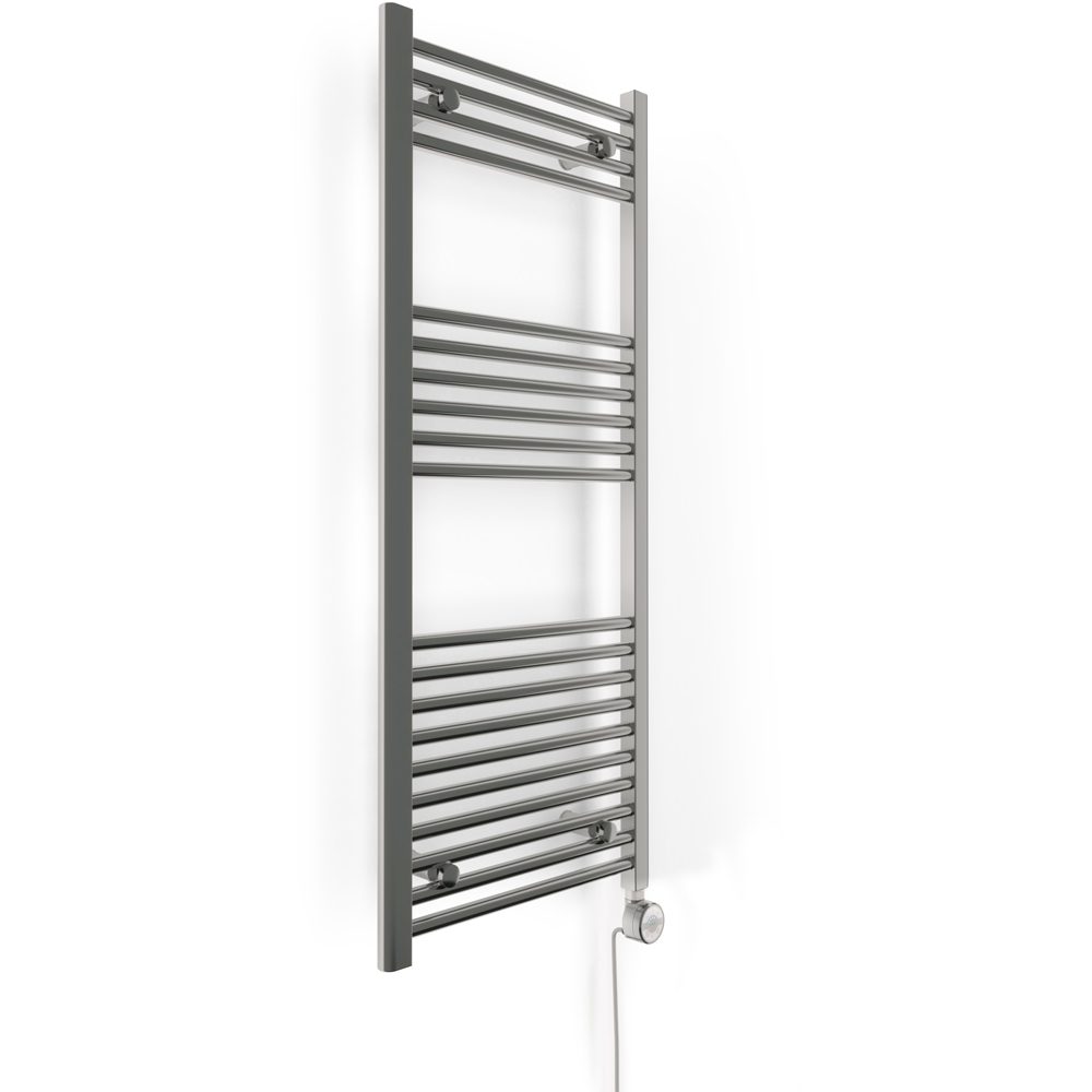 Terma Leo Chrome Electric Towel Rail with MOA Element Upgrade 1200 x 500mm Image 2