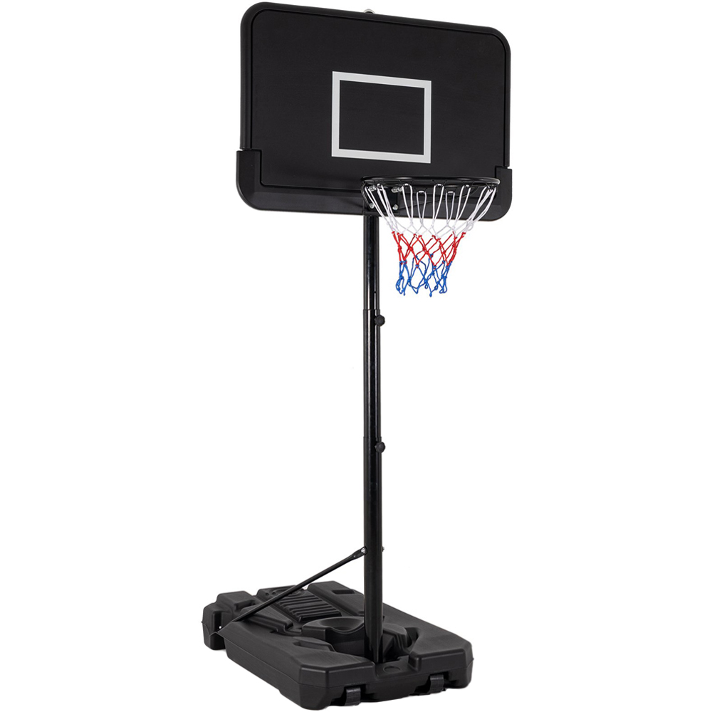 Costway Height Adjustable Basketball Hoop with Shatterproof Backboard Image 1