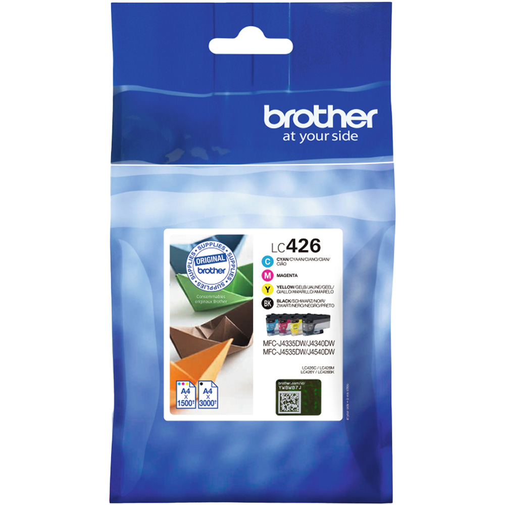 Brother LC426VAL Value Pack Inkjet Cartridge Image