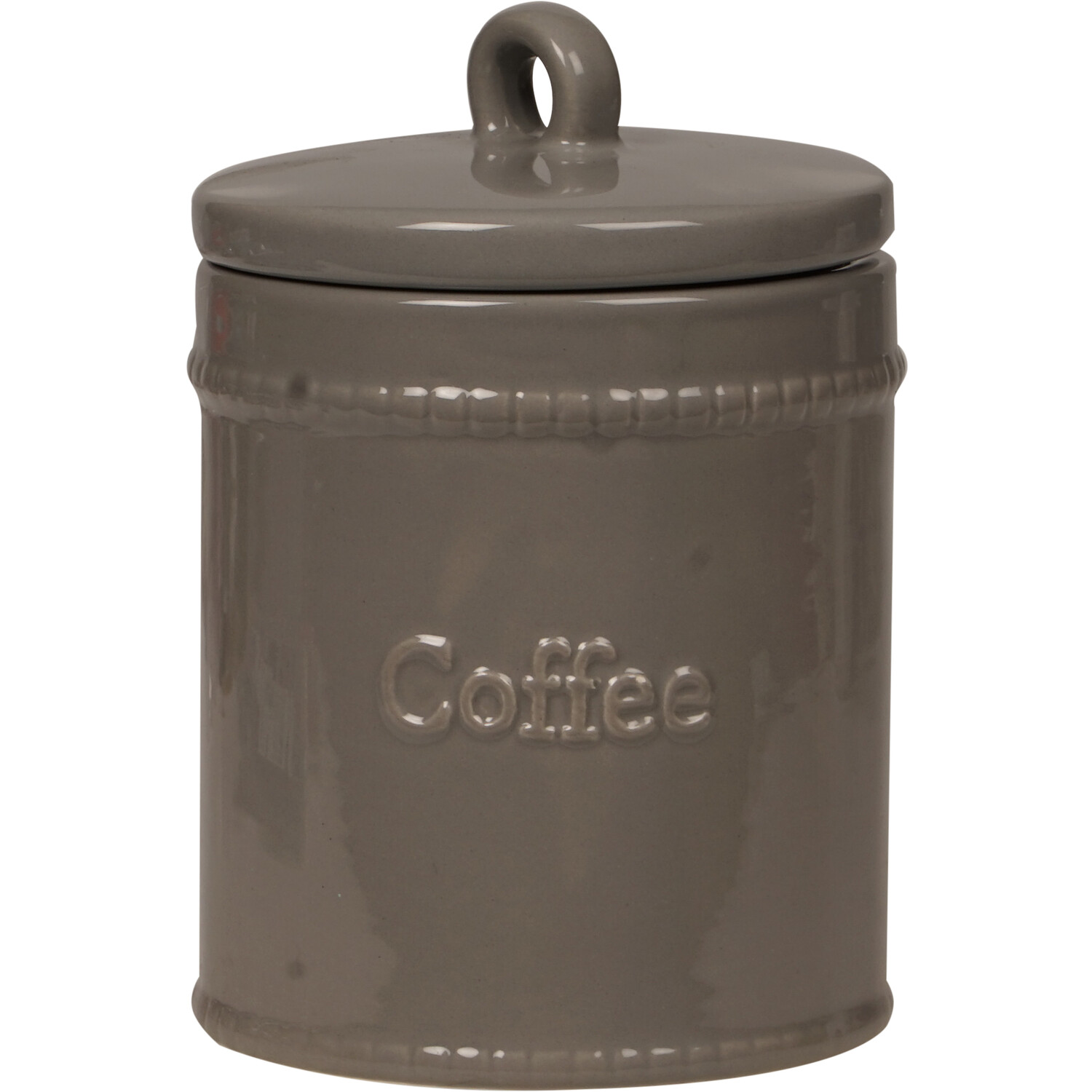 Tankard Kitchen Canister - Grey / Coffee Image