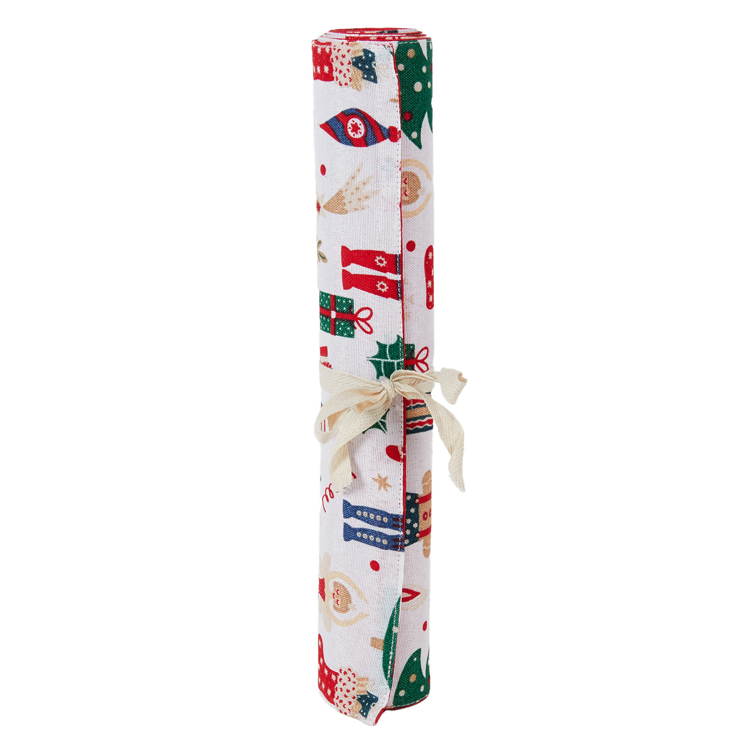 Christmas Print Runner - White Image 1
