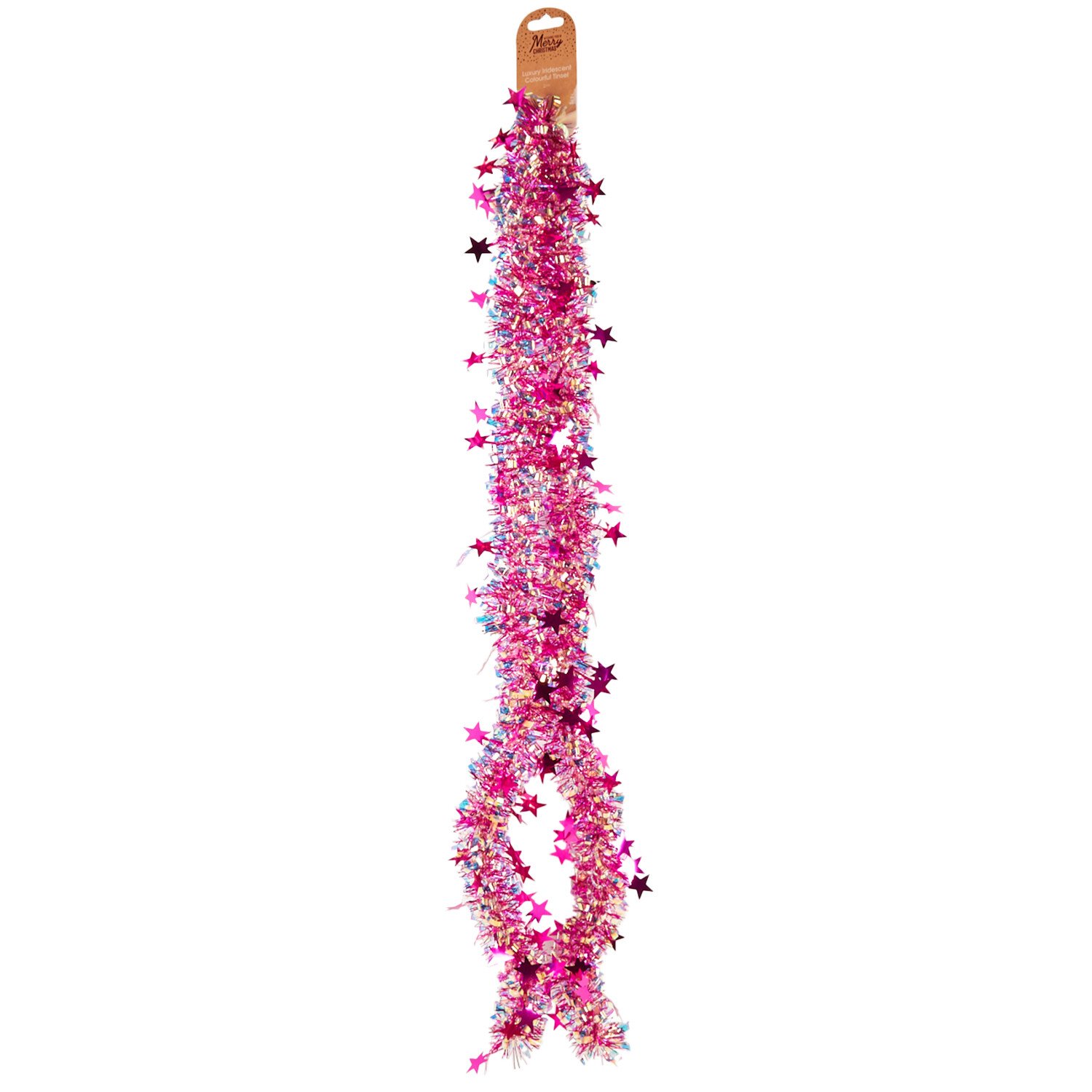 Luxury Iridescent Tinsel 200cm Image 1