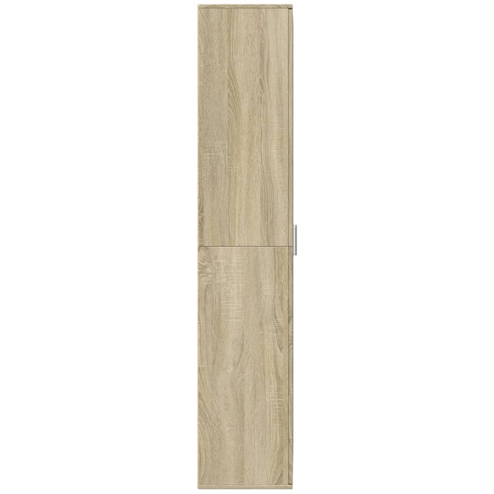 vidaXL 2 Door Sonoma Oak High Cabinet Image 3