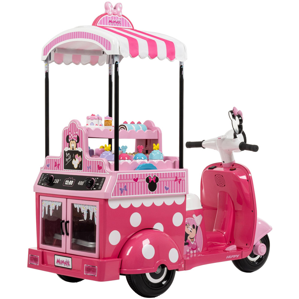 Huffy Pink Disney Minnie Bakery Cart Battery Operated Ride-On Image 4