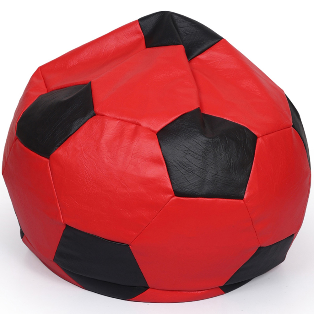 Kaikoo Red and Black Football Beanbag Image 7