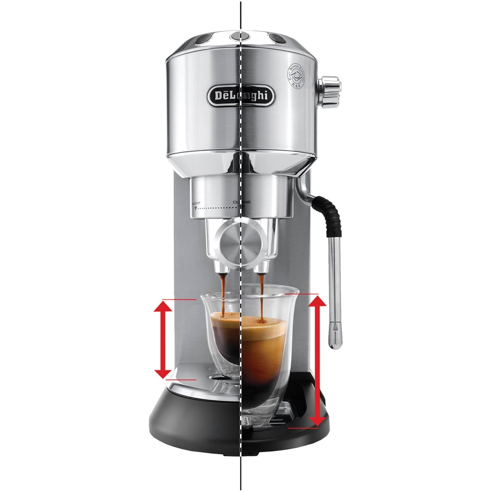 De'Longhi Dedica Arte DL0885 Silver Manual Coffee Machine Image 9