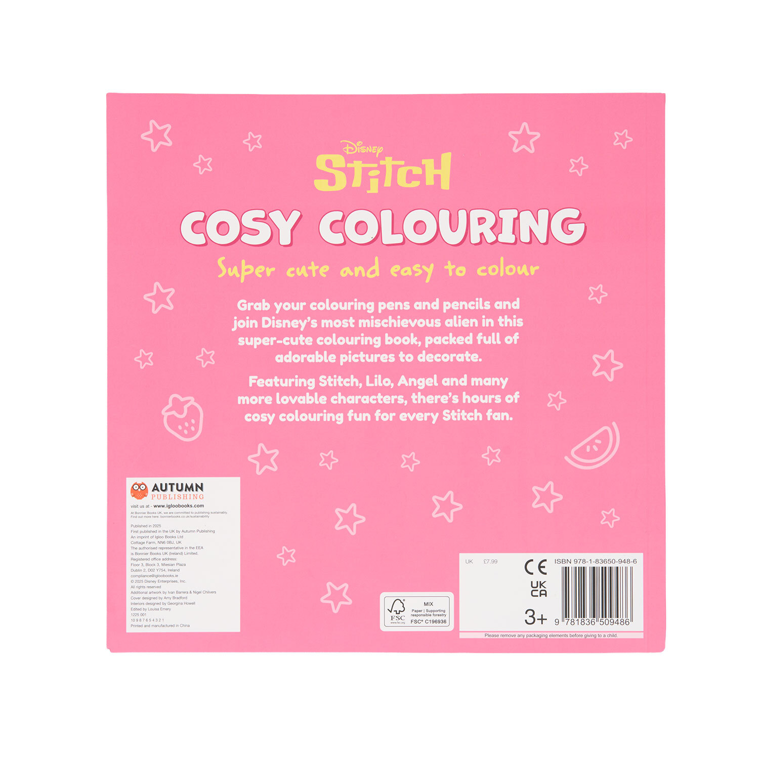 Disney Cosy Colouring Book Image 3